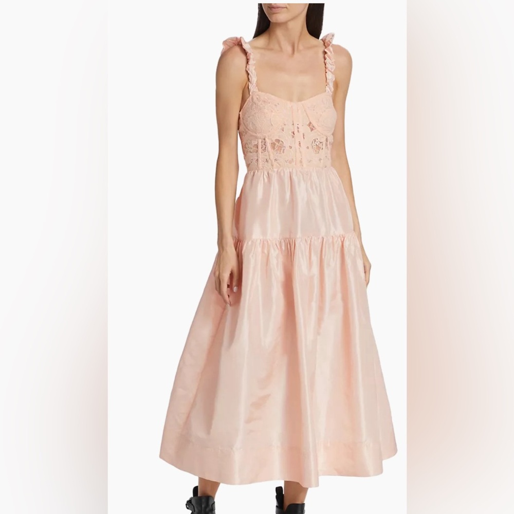 New! Sea New York Evita Embroidered Corset Dress size 4